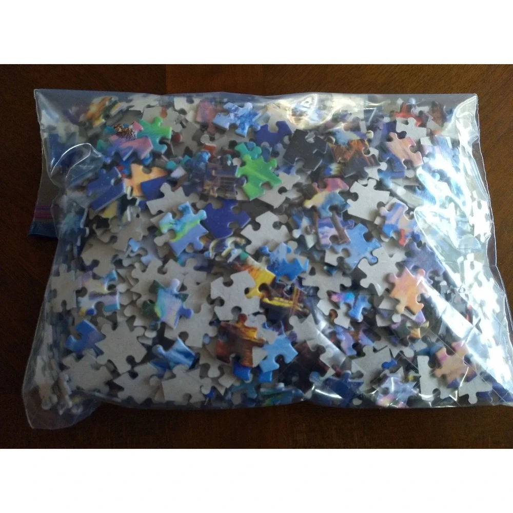 Buffalo Games Jigsaw Puzzle 1000 Pc Woodland Christmas Animals Complete‎ Poster